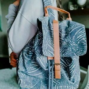Lu & Elle Paradise Backpack with matching wallet